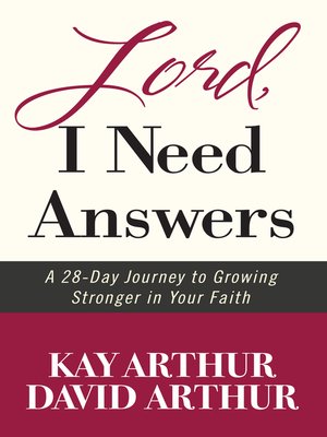 Lord, I Need Answers - ebook